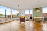 Penthouse über den Dächern von Eimsbüttel mit Dachterrasse & Garage - wohnen/ essen/ kochen