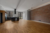 Exklusive Loft-Wohnung im ruhigen Hinterhof mit eigener Terrasse zwischen Uhlenhorst und Barmbek-Süd - wohnen/essen